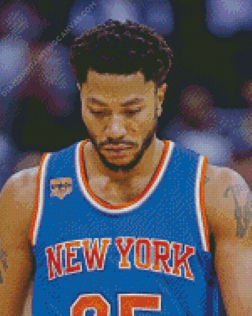 Derrick Rose Diamond Painting