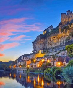 Dordogne Sunset Diamond Painting