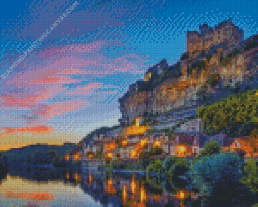 Dordogne Sunset Diamond Painting