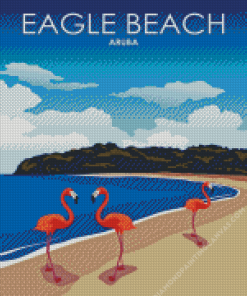 Eagle Beach Diamond Painting