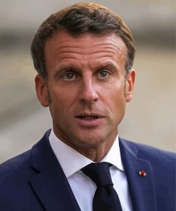 Emmanuel Macron Diamond Painting