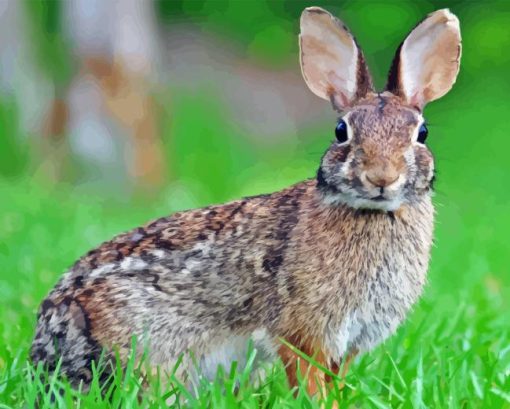 European Rabbit Diamond Painting