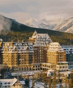 Fairmont Banff Castle Diamond Painting