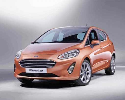 Ford Fiesta Car Diamond Painting