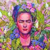 Frida With Flowers Diamond Painting