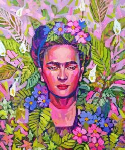 Frida With Flowers Diamond Painting