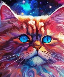 Galaxy Cat Diamond Painting