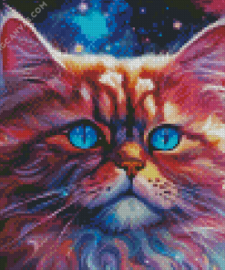 Galaxy Cat Diamond Painting