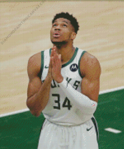 Giannis Antetokounmpo Diamond Painting