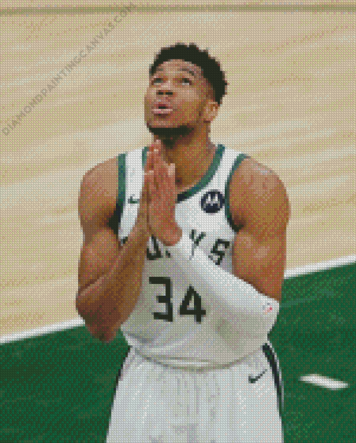 Giannis Antetokounmpo Diamond Painting