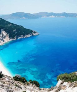 Greece Myrtos Beach Diamond Painting