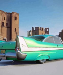 Green 58 Plymouth Diamond Painting