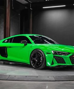 Green R8 Audi Diamond Painting