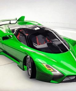 Green Ssc Tuatara Diamond Painting