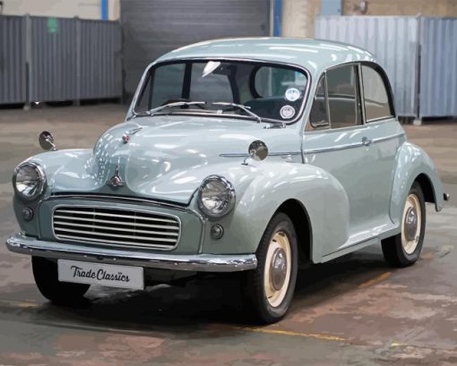 Grey Morris Minor Diamond Painting