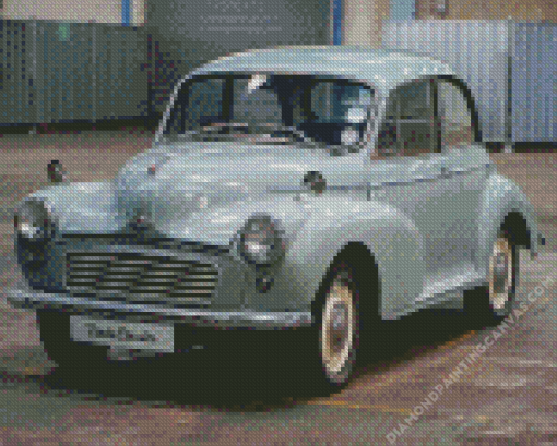 Grey Morris Minor Diamond Painting