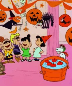 Halloween Charlie Brown Diamond Painting