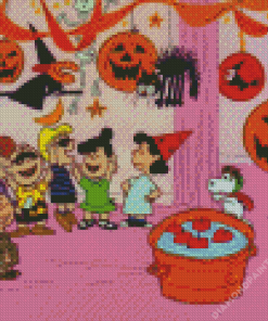 Halloween Charlie Brown Diamond Painting