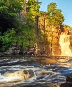 High Force Waterfall Diamond Painting