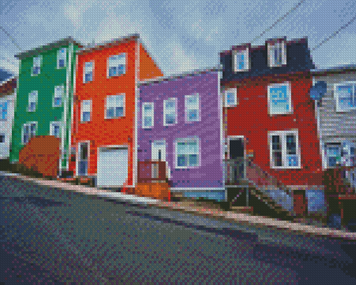 Jellybean Houses Diamond Painting