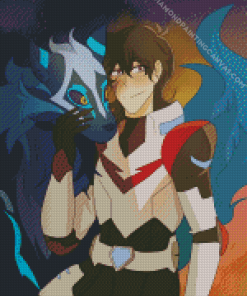 Keith Kogane Voltron Diamond Painting