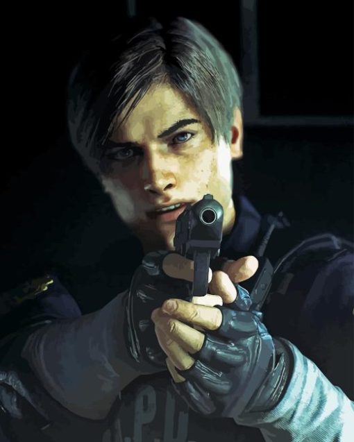 Leon S Kennedy Diamond Painting