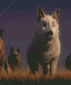 Loth Wolf Diamond Painting