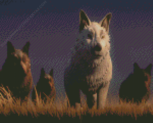 Loth Wolf Diamond Painting