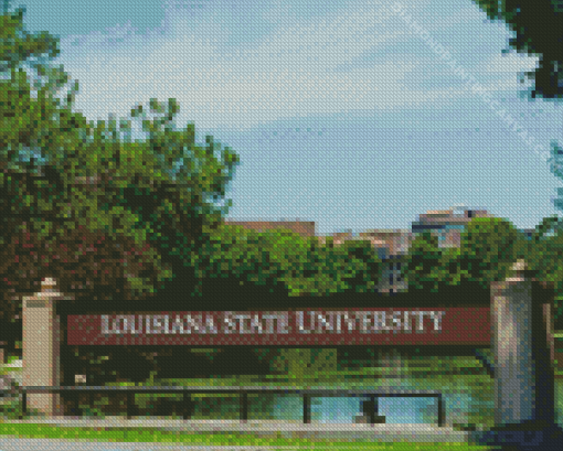 Louisiana State University Diamond Painting