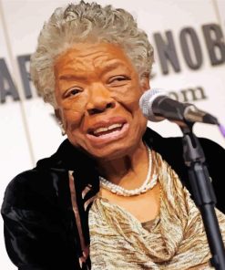 Maya Angelou Poet Diamond Painting