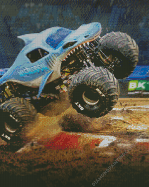 Megalodon Truck Diamond Painting