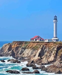 Mendocino Lighthouse Diamond Painting