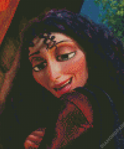 Mother Gothel Tangled Diamond Painting