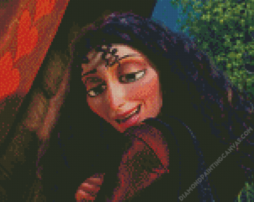 Mother Gothel Tangled Diamond Painting