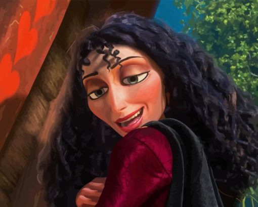 Mother Gothel Tangled Diamond Painting