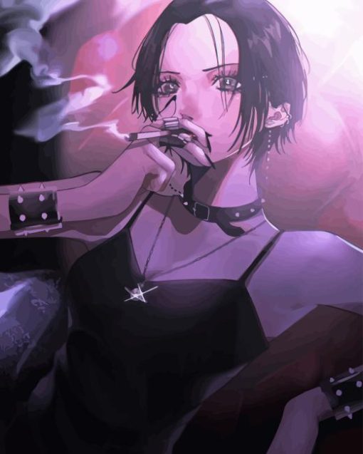 Nana Anime Girl Smoking Diamond Painting