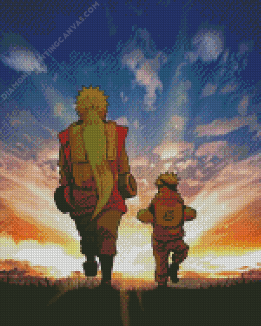 Naruto And Jiraiya Diamond Painting