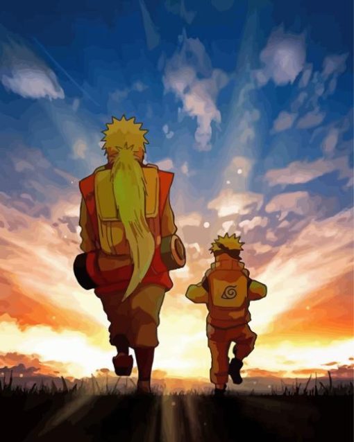 Naruto And Jiraiya Diamond Painting