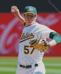 Oakland Athletics Player Diamond Painting