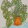 Philodendron Plantpot Diamond Painting