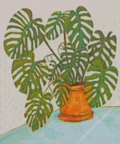 Philodendron Plantpot Diamond Painting