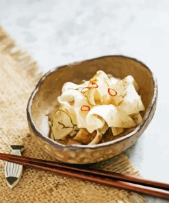 Pickled Daikon In Bowl Diamond Painting