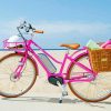 Pink Bicycle Diamond Painting