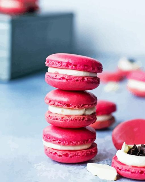 Pink Macarons Diamond Painting