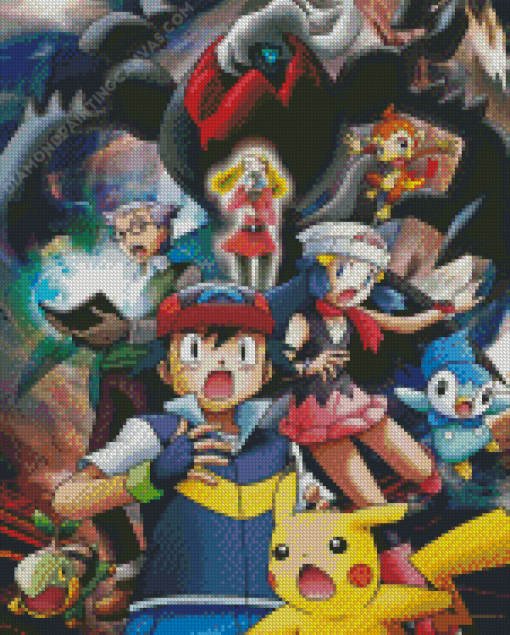 Pokemon The Rise Of Darkrai Diamond Painting