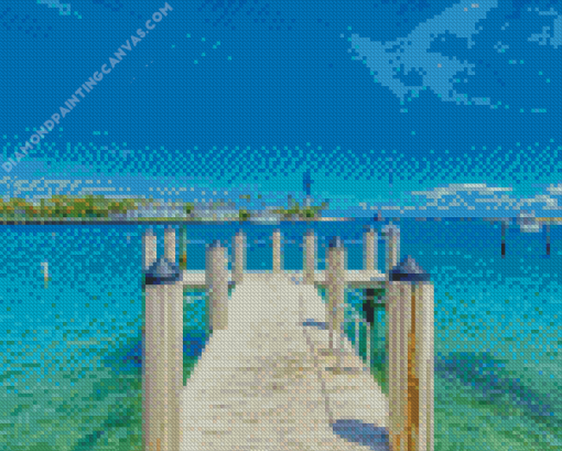 Pompano Beach Boardwalk Diamond Painting