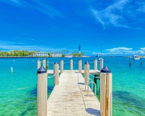 Pompano Beach Boardwalk Diamond Painting