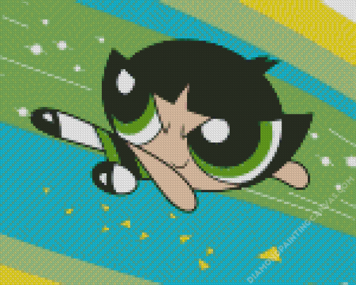 Powerpuff Buttercup Diamond Painting