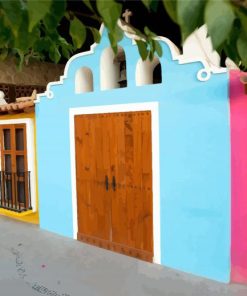 Puerto Vallarta Houses Diamond Painting