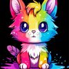 Rainbow Cat Art Diamond Painting